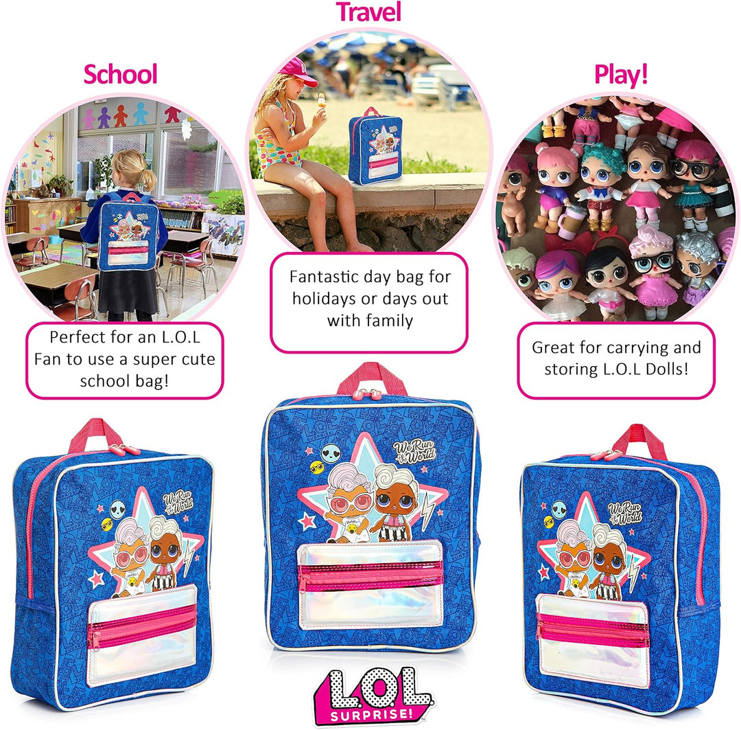 L.O.L. Surprise! Multicolor Themed Pocket Backpack (NI-420-050)