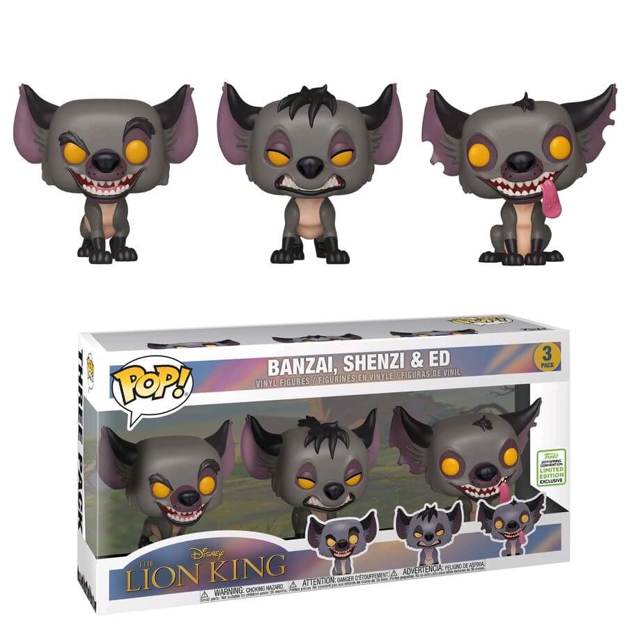 Disney Lion King Hyenas (Banzai, Shenzi & Ed) Funko 36410 Pop! Vinyl