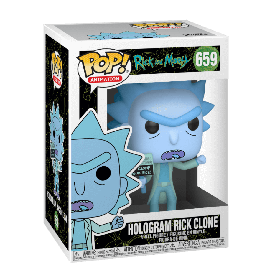 Rick et Morty Hologramme Rick Clone Funko 44252 Pop ! Vinyle #659