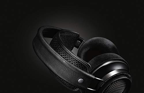 Philips Fidelio X2HR High Resolution Headphones with Velvet Cushions - Black