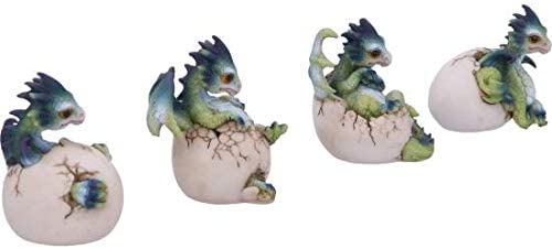 Hatchlings Emergence (Set of 4) Dragon Hatchlings Figurines