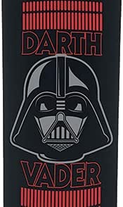 Star Wars 24240998 MDB25908 Canteen Bottle, Black/Red, Standard