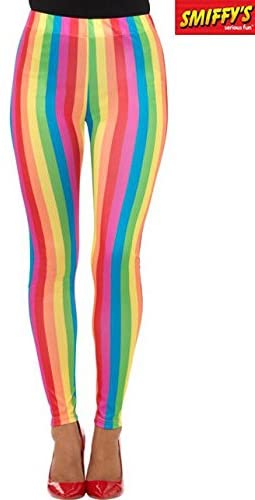 Smiffys Rainbow Clown Leggings