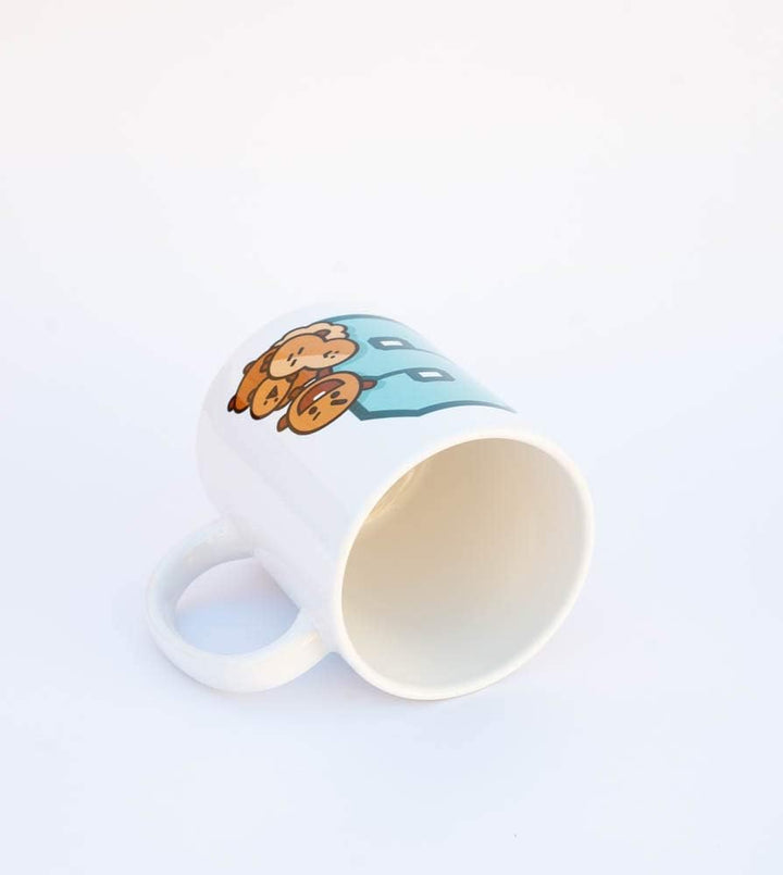 Grupo Erik BT21 Official Merchandise Shooky Ceramic Mug | 35 cl - 350 ml | Coffee Mug