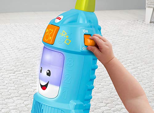 Fisher-Price FNR97 Laugh Light-up Learning Vacuum, giocattolo a spinta per bambini e ragazzi