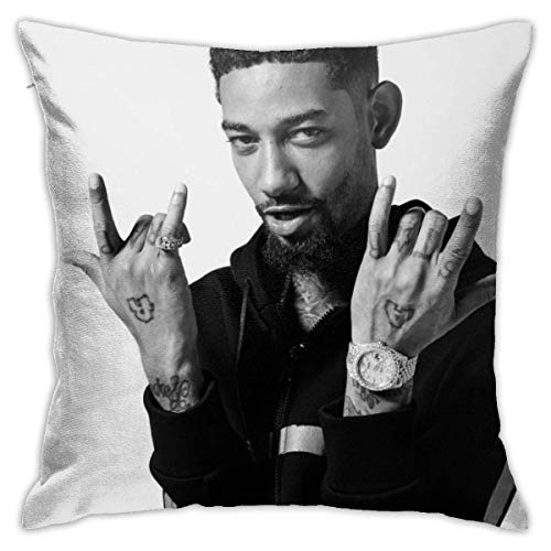 DJNGN Pnb Rock Square Decorative Pillow Case Pnb Rock Multicoloured Generalduty