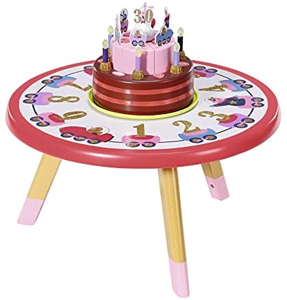 BABY Born 831076 EA Happy Birthday Party Table, Colourful