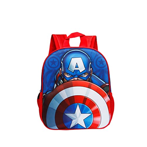 Captain America Patriot-Small 3D Backpack, Multicolour