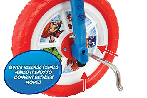 Disney Unisex-Youth Marvel Superhero Switch It Multi Character 2in1 10" Training