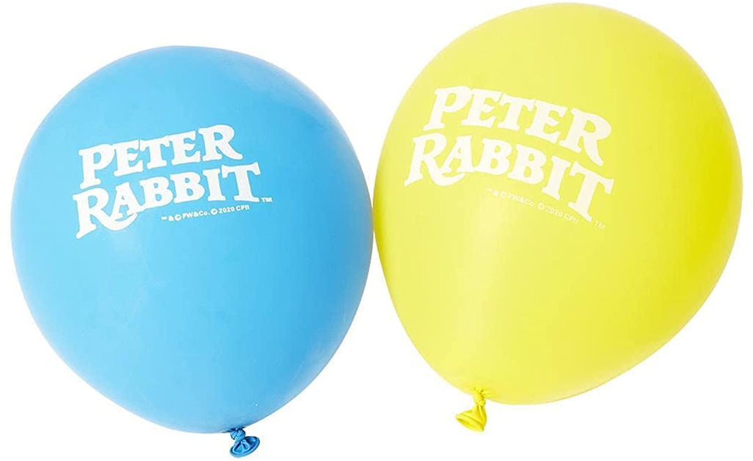 Smiffys Peter Rabbit Movie Tableware Party Latex Balloons - One Size (Officially Licensed)