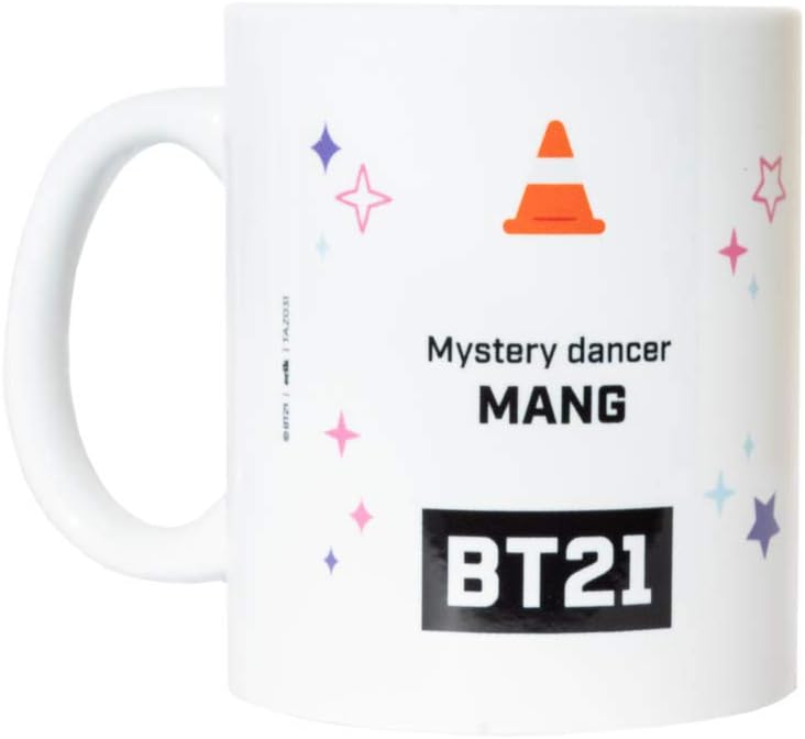 Grupo Erik BT21 Official Merchandise Mang Ceramic Mug | 35 cl - 350 ml | Coffee Mug | Tea Mug