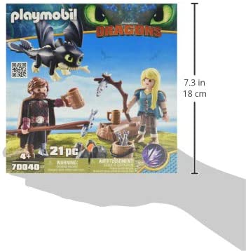 Playmobil 70040 DreamWorks Draken, Hik en Astrid met babydraak