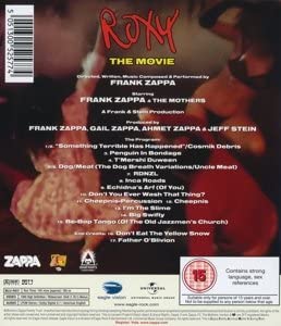 Frank Zappa: Roxy - The Movie [Region Free] - Music genre/Documentary [Blu-ray]