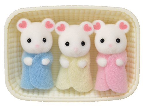 Sylvanian Families - Marshmallow Mouse Triplets