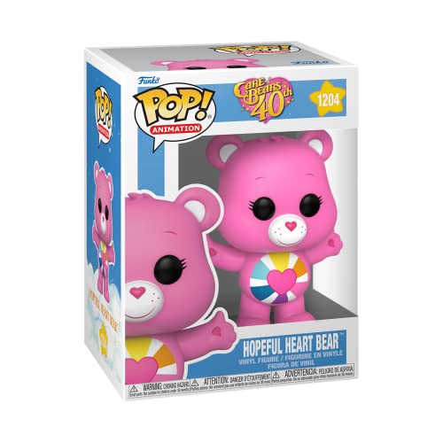 POP Animation: Care Bears 40 - Hopeful Heart Bear w/(GW) w/chase. Funko 61556 Pop! Vinyl