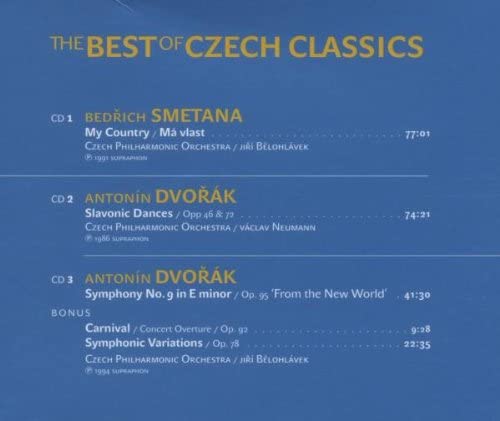 Best of Czech Classics Dvorak Smetana [Audio CD]