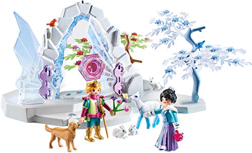 Playmobil 9471 Magisches Kristalltor zur Winterwelt mit Lichteffekt und Magiern