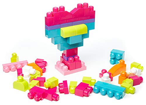 Mega Bloks DCH54 Grote Bouwzak, Roze, 60 Stuks