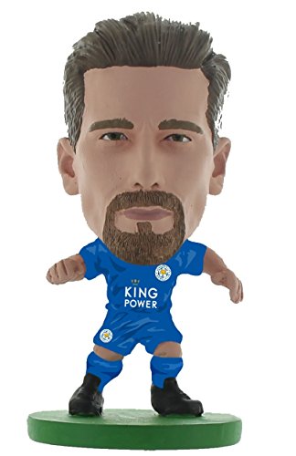 SoccerStarz SOC1305 Leicester Adrien Silva-Home Kit (Clásico) / Figuras, Verde