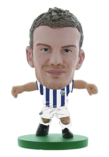 SoccerStarz SOC757 Classic West Brom Chris Brunt Home Kit