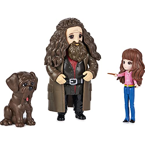 Wizarding World Magical Minis Hermione and Rubeus Hagrid Friendship Set with Col