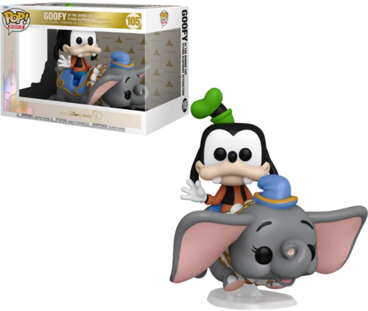 Walt Disney World 50th Goofy At The Flying Elephant Attraction Funko 50571 Pop! Vinyl #105