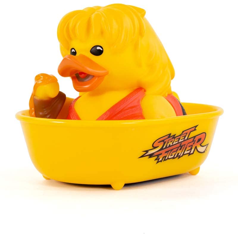 TUBBZ Street Fighter Ken Collectible Rubber Duck Figurine – Official Street Fighter Merchandise – Unique Limited Edition Collectors Vinyl Gift