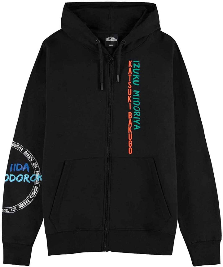 My Hero Academia Men's Sweatshirt, Black, XL