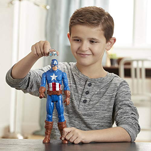 Marvel Avengers Titan Hero Series Blast Gear Capitán América 30 cm Juguete