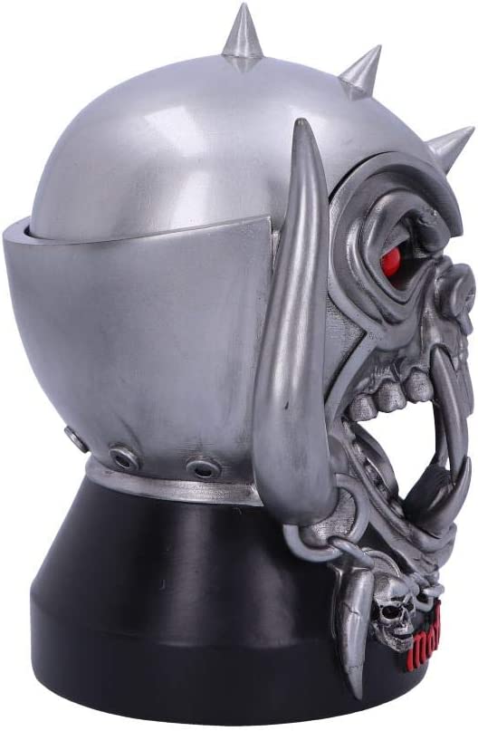 Nemesis Now B5113R0 Officially Licensed Motorhead Ace of Spades Warpig Snaggletooth Box, Polyresin, Silver, 16cm