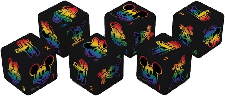 Disney USAopoly Dice Set Rainbow 6D6 (6)