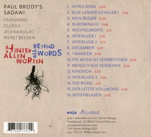 Paul Brody - Behind All Words [Audio CD]