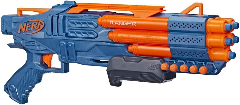 Nerf Elite 2.0 Ranger PD-5 Blaster, 5-Barrel Blasting, 10 Nerf Elite Darts