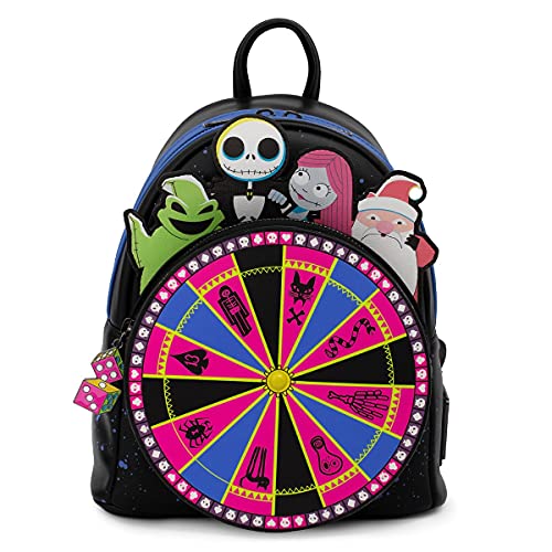 Loungefly NBC Oogie Boogie Wheel Mini-Rucksack, Mehrfarbig, Einheitsgröße,