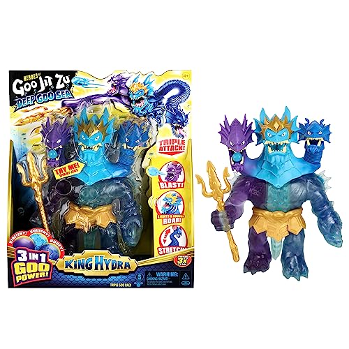 Heroes of Goo Jit Zu Deep Goo Sea King Hydra Figur mit Triple Attack 3 in 1 Go