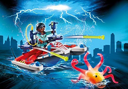 Playmobil Ghostbusters 9387 Zeddemore met Aqua Scooter