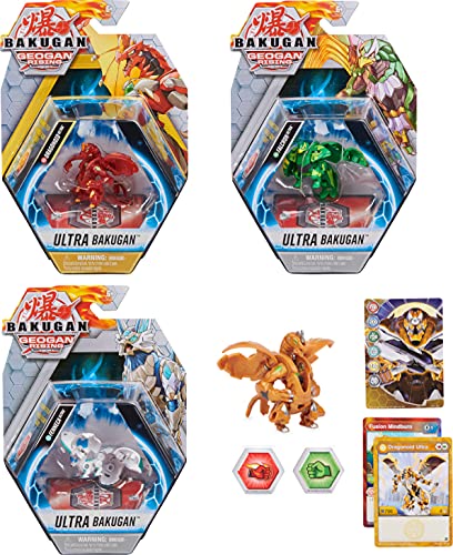 Bakugan Geogan Rising Ultra Collectible Action Figure and Trading Card (Styles V