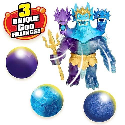 Heroes of Goo Jit Zu Deep Goo Sea King Hydra Figur mit Triple Attack 3 in 1 Go