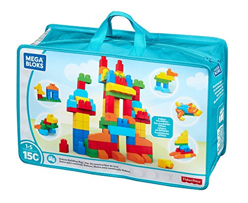 Mega Bloks CNM43 Bolsa de construcción de lujo para primeros constructores