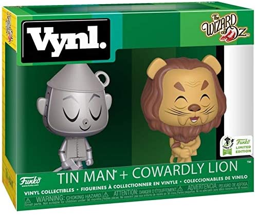 Le Magicien d'Oz Tin Man + Lion peureux Exclu Funko 35542 Vynl