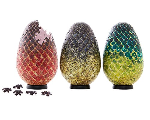 4D Cityscape CSG-4DGOTEGGSET Game of Thrones, Dragon Egg 3D Jigsaw Puzzle Set (2