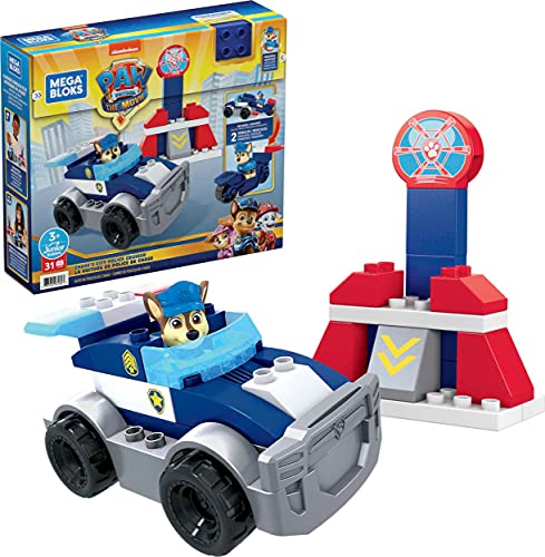 Mega Bloks Paw Patrol The Movie: Chase&#39;s City Police Cruiser Set