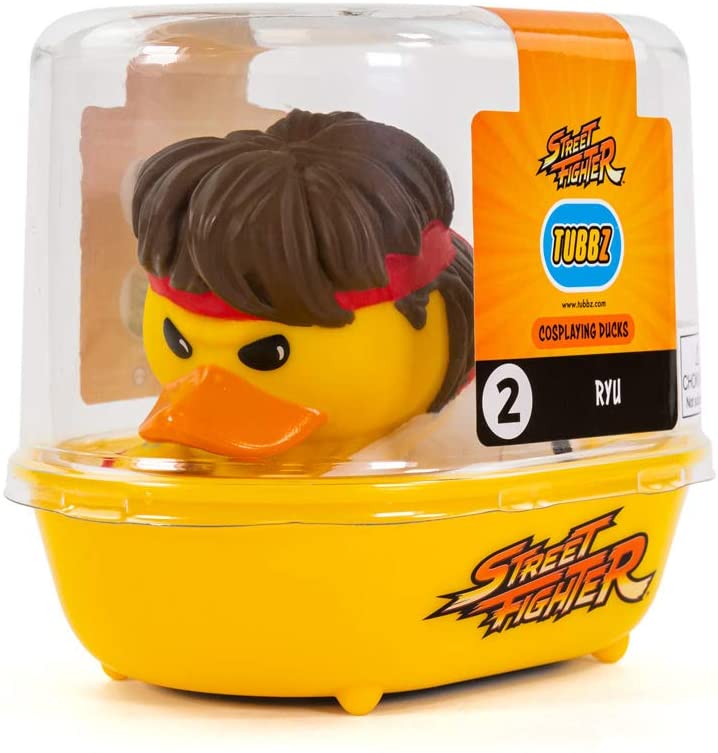 TUBBZ Street Fighter Ryu Collectible Rubber Duck Figurine – Official Street Fighter Merchandise – Unique Limited Edition Collectors Vinyl Gift