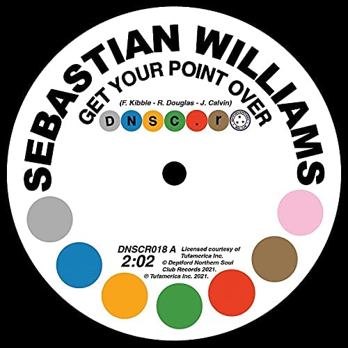 Williams Sebastian - Get Your Point Over/I Don't Care What Mama Said (Baby I Need You) [Vinyl]