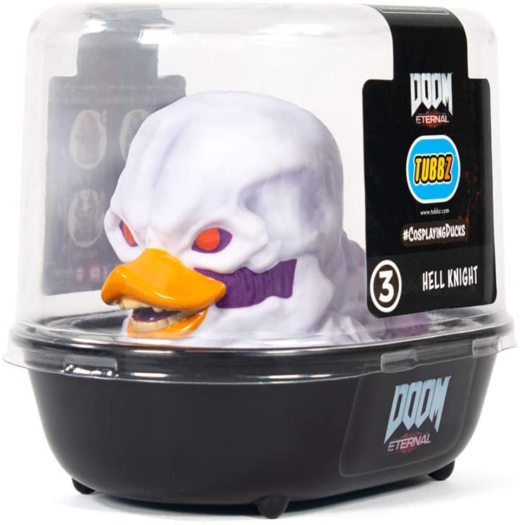 TUBBZ Doom Hell Knight Collectible Rubber Duck Figurine – Official Doom Merchandise – Unique Limited Edition Collectors Vinyl Gift