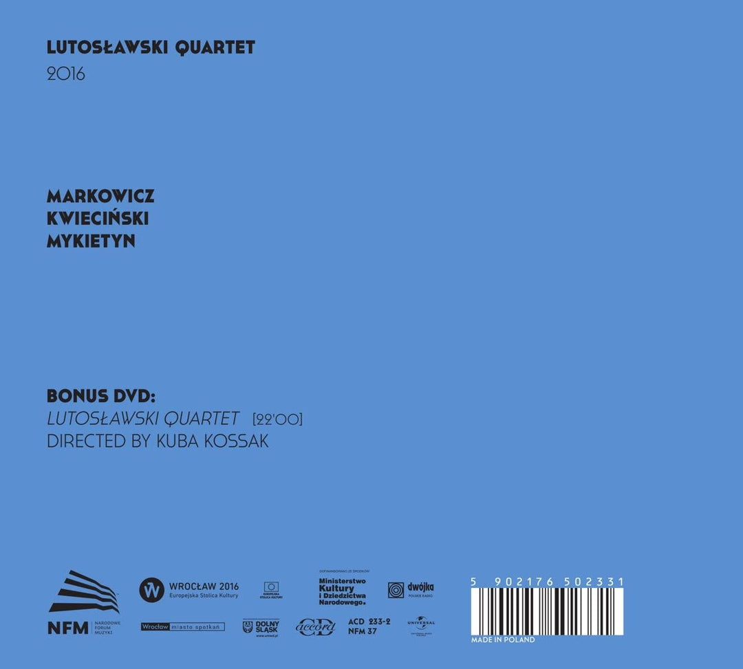 Lutosawski Quartet - 2016 - Lutosawski Quartet [Lutosawski Quartet] Accord: A 233] [Audio CD]