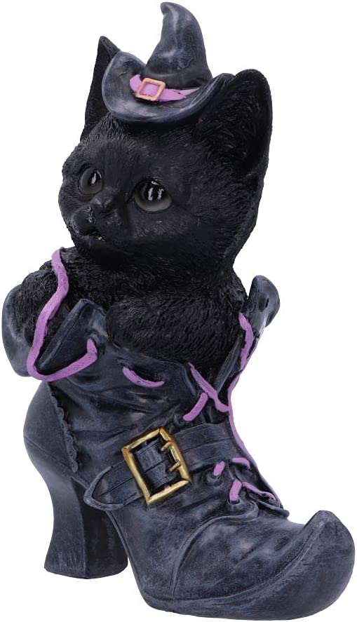 Nemesis Now Mischievous Familiar Cat Figurine 18.5cm, Black