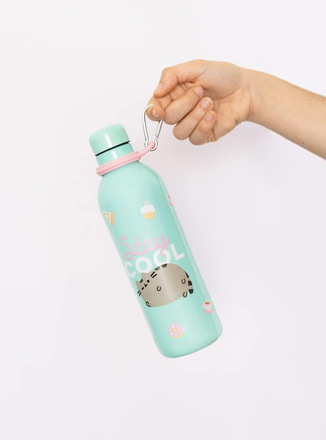 Grupo Erik - The Pusheen 500 ml Insulated Bottle - Stainless Steel and BPA Free