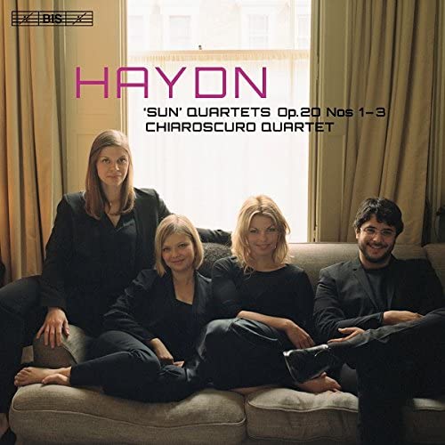 Haydn:Sun Quartets 1-3 [Chiaroscuro Quartet: Alina Ibragimova; Pablo Hernán Benedí; Emilie Hörnlund; Claire Thirion] [BIS: BIS2158] [Audio CD]