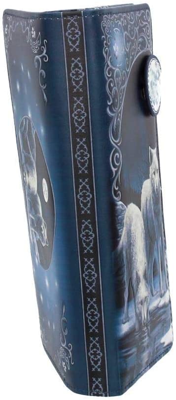 Nemesis Now Warriors of Winter Lisa Parker Embossed Purse 19cm Blue, PU, 18.5cm